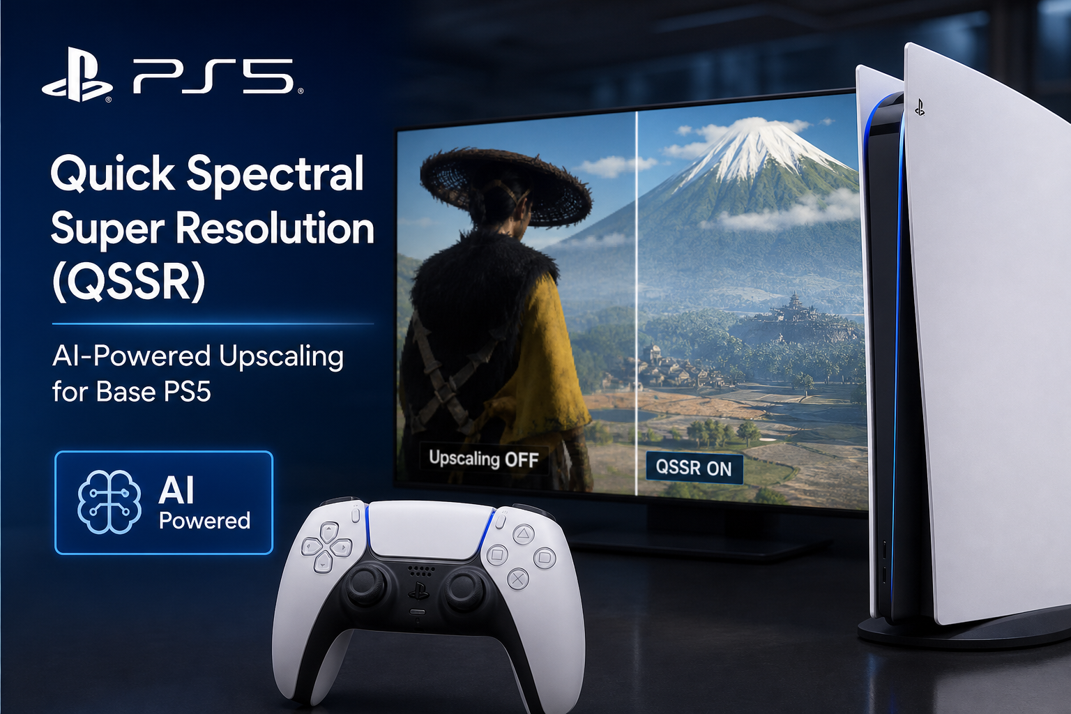 Sony Unveils AI-Powered Quick Spectral Super Resolution for Base PS5