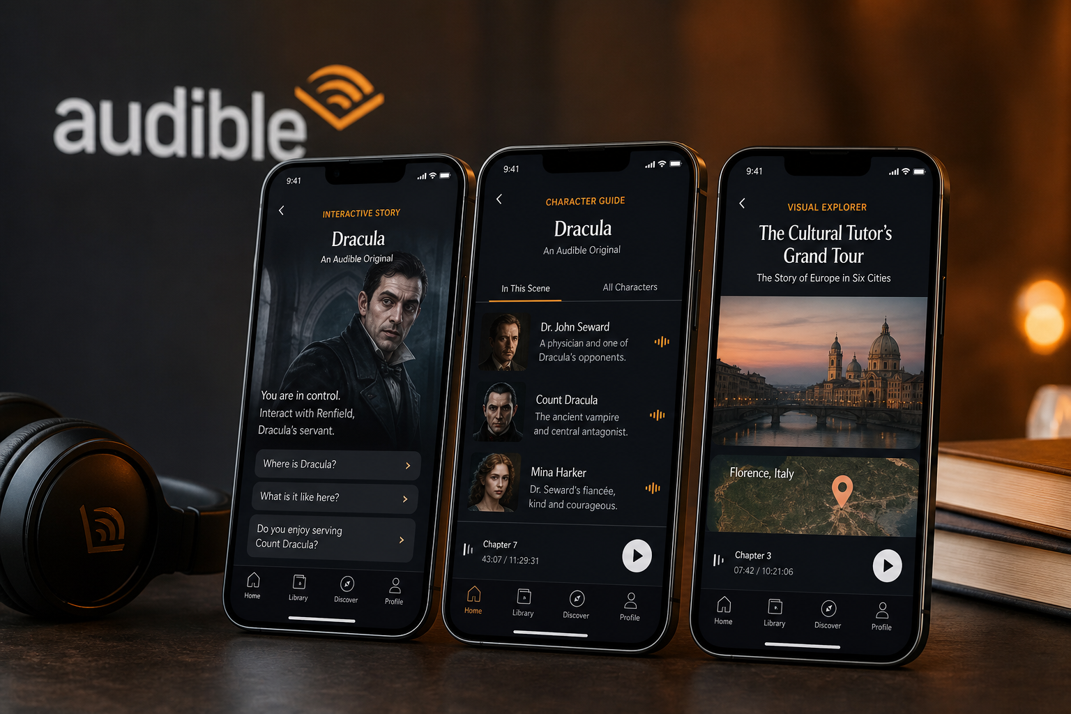 Audible Unveils Interactive Stories, Character Guide, and Visual Explorer Features