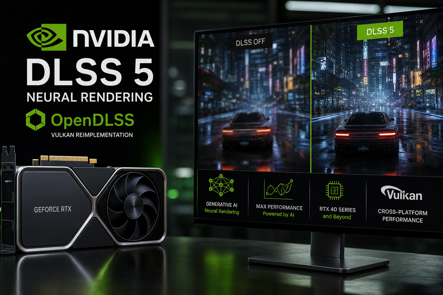 OpenDLSS: A Vulkan Reimplementation of Nvidia's DLSS 5 Neural Rendering Network