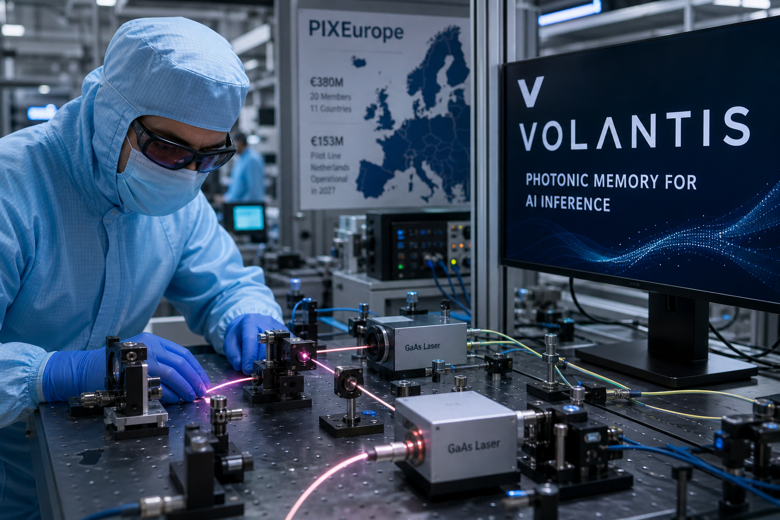 Volantis Secures $88M to Develop Photonic Memory for AI Inference