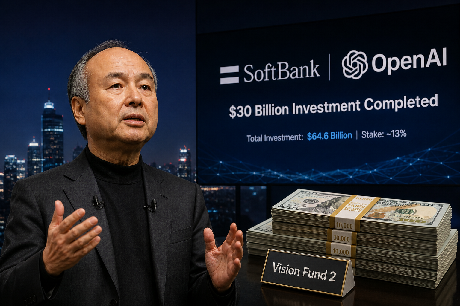 SoftBank Completes $30 Billion OpenAI Investment