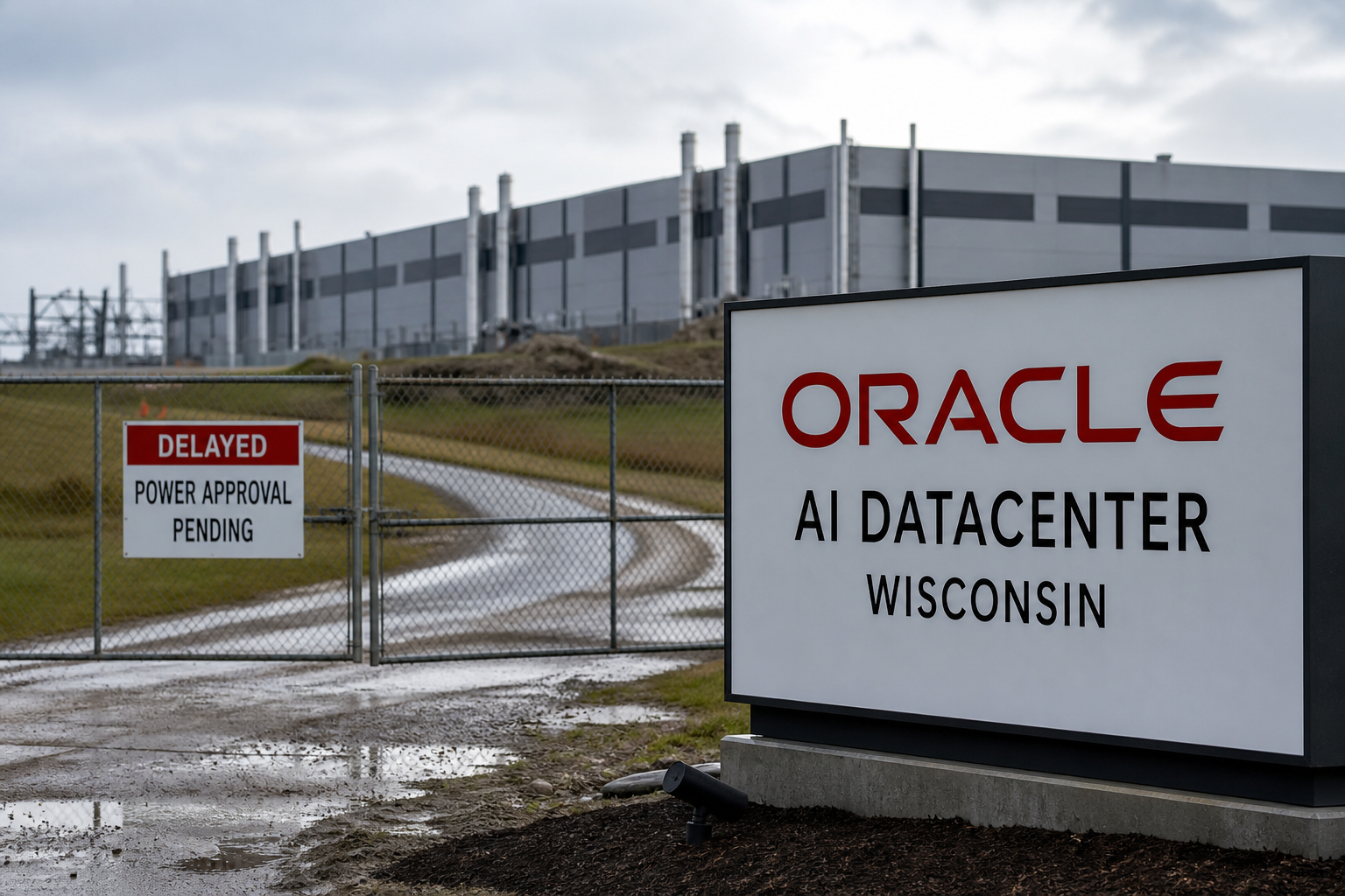 Oracle's Wisconsin AI Datacenter Faces Delay Due to Power Approval Issues