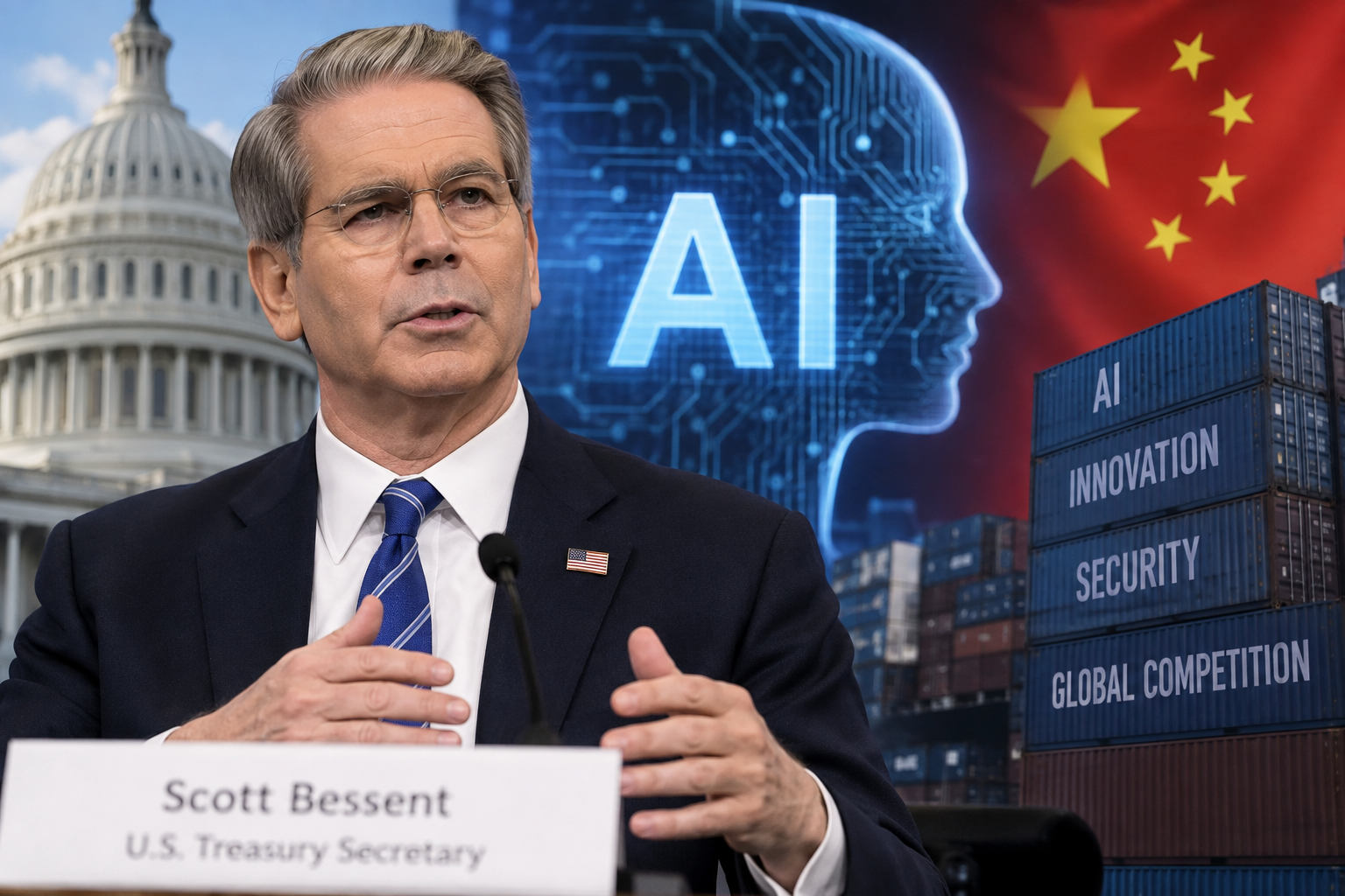 US Treasury Secretary Criticizes AI Leaders for Alarmism Without Solutions