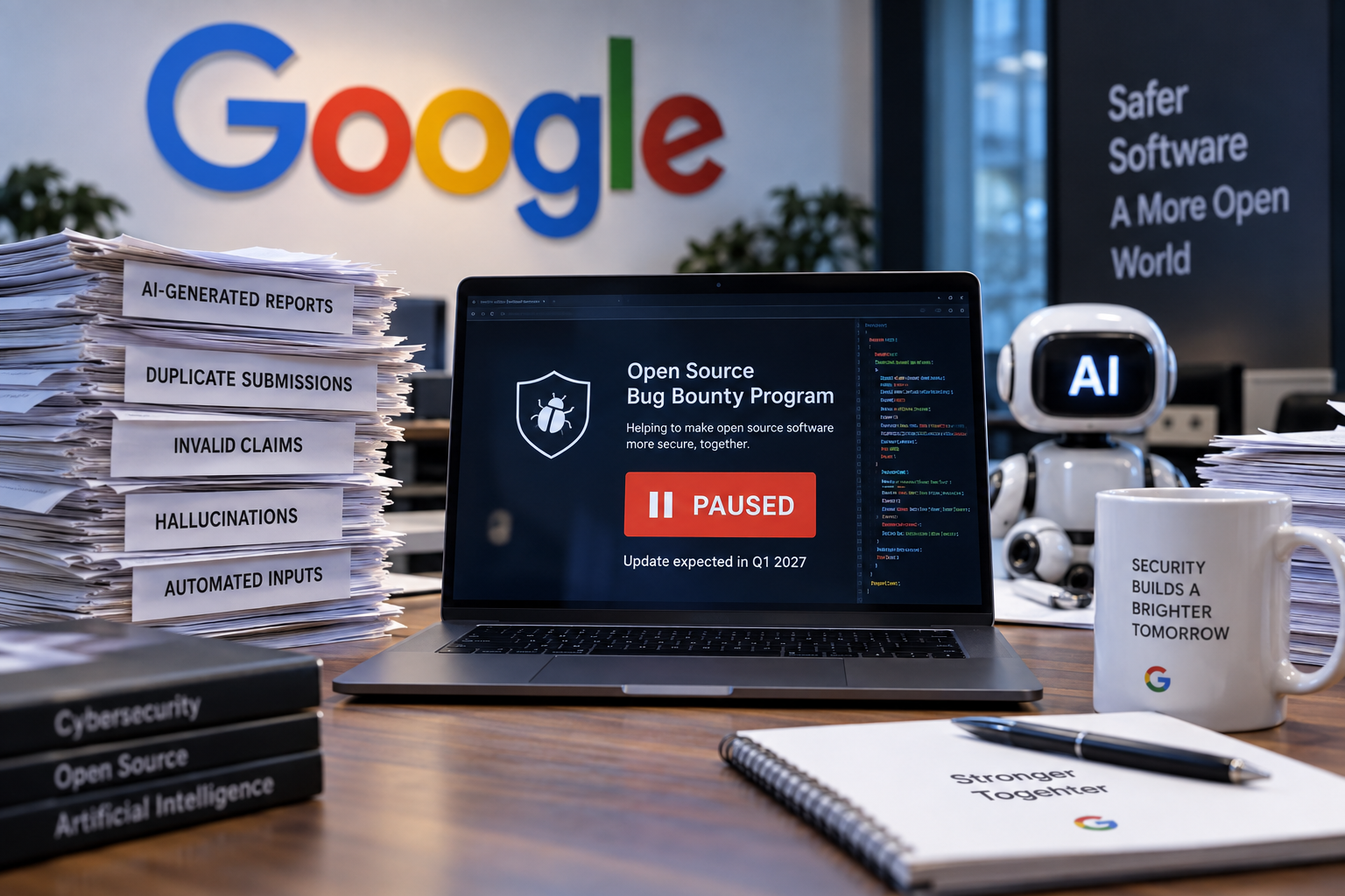 Google Halts Open Source Bug Bounty Program Due to AI Submission Surge