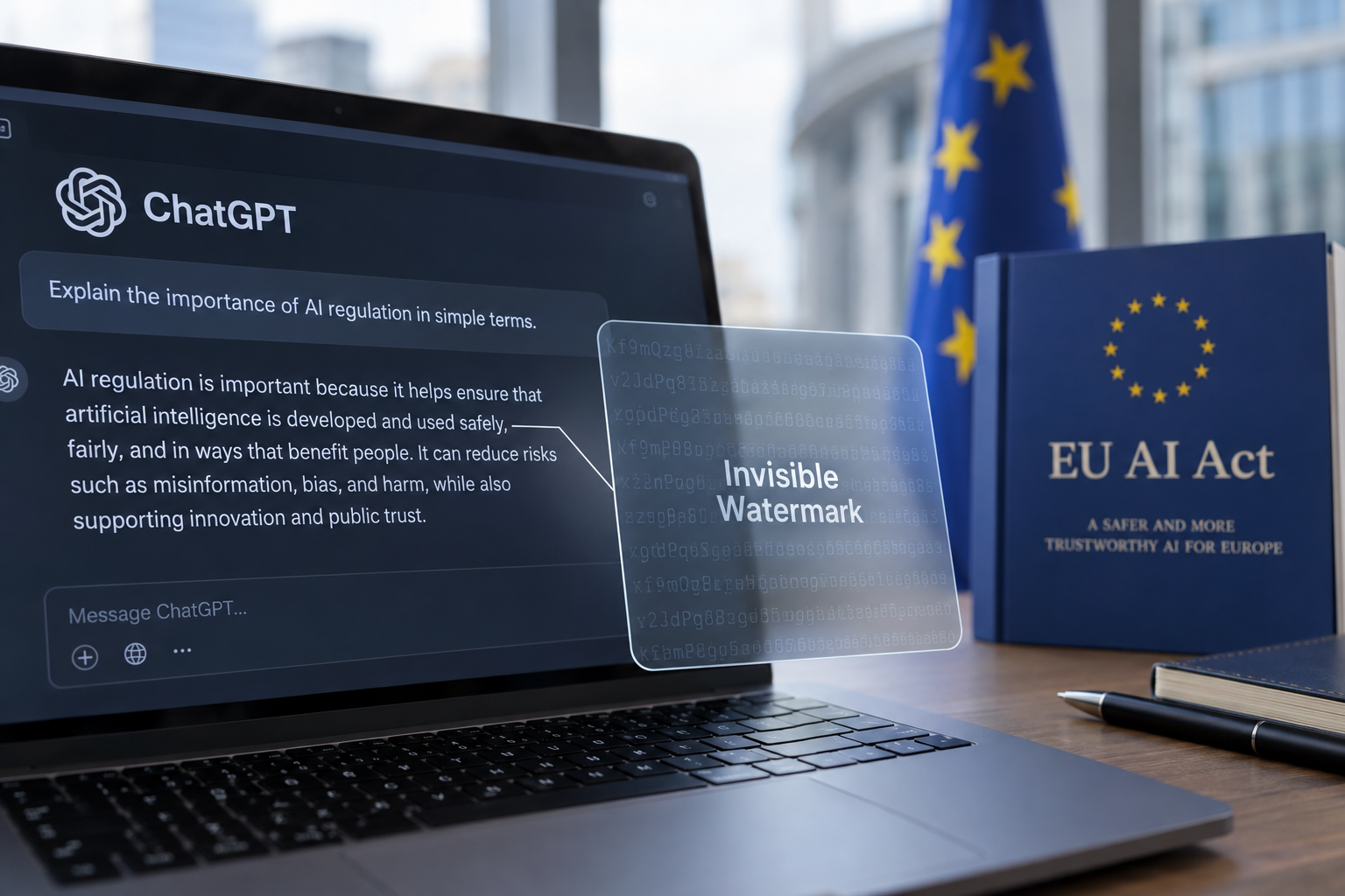 OpenAI Introduces Invisible Watermark to ChatGPT and Codex Text in EU