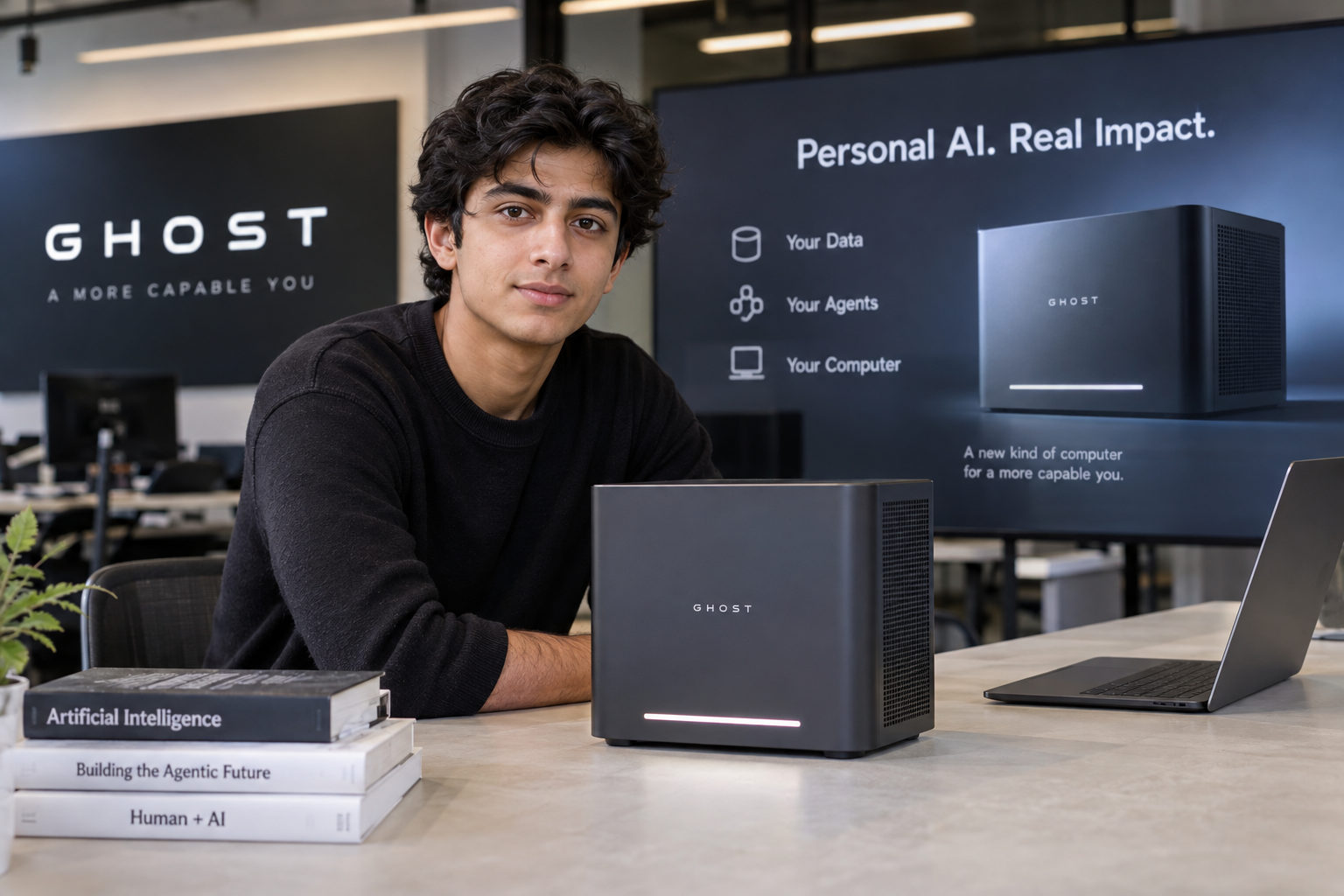 Teen Founder Raises $11M for AI Computer Startup Ghost