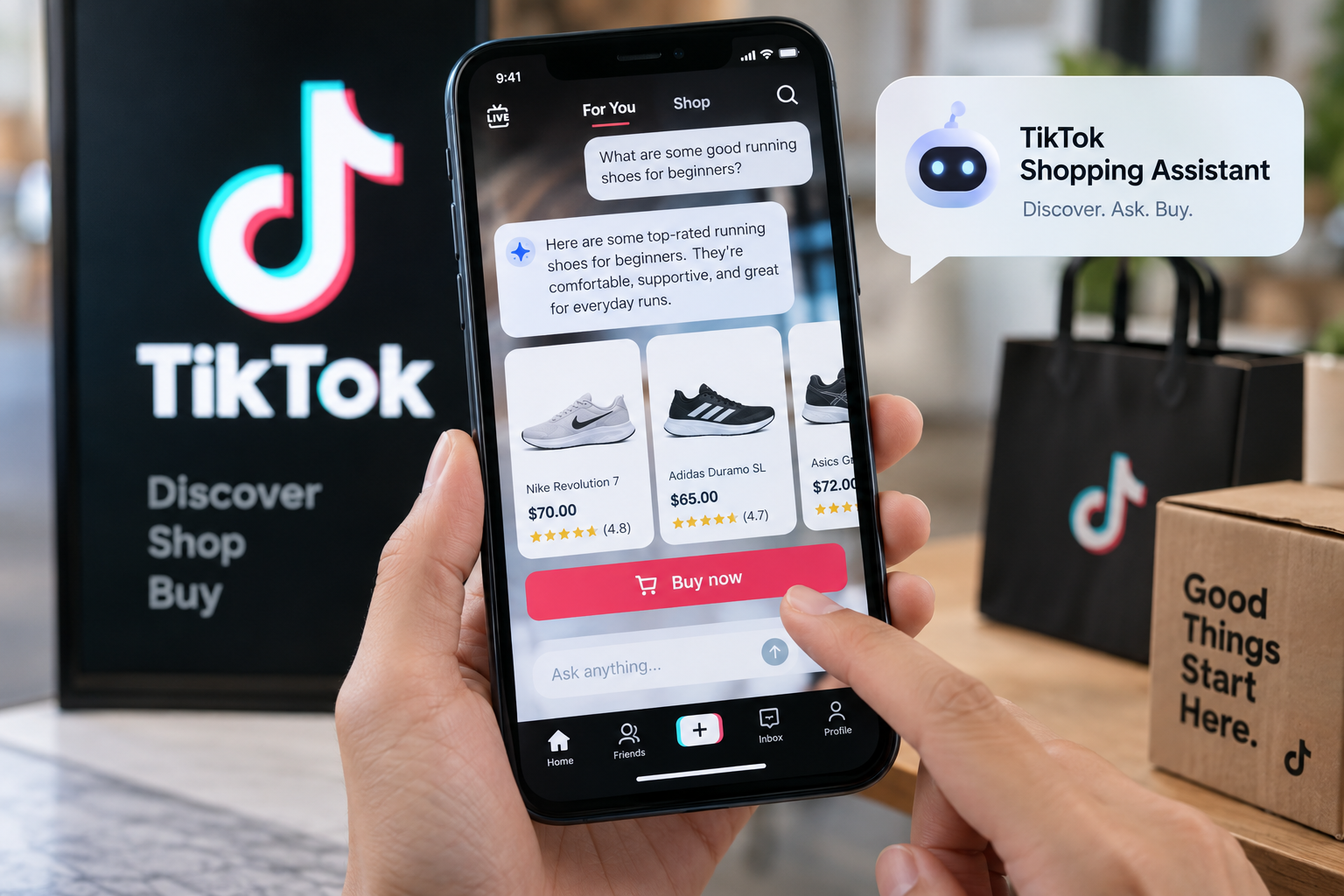 TikTok Unveils AI Shopping Assistant and One-Click Checkout