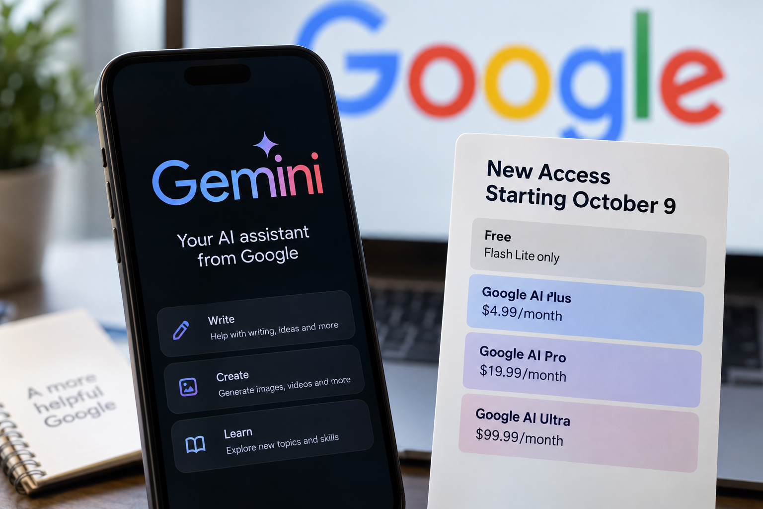 Google to Limit Free Access to Gemini AI Models Starting October 9