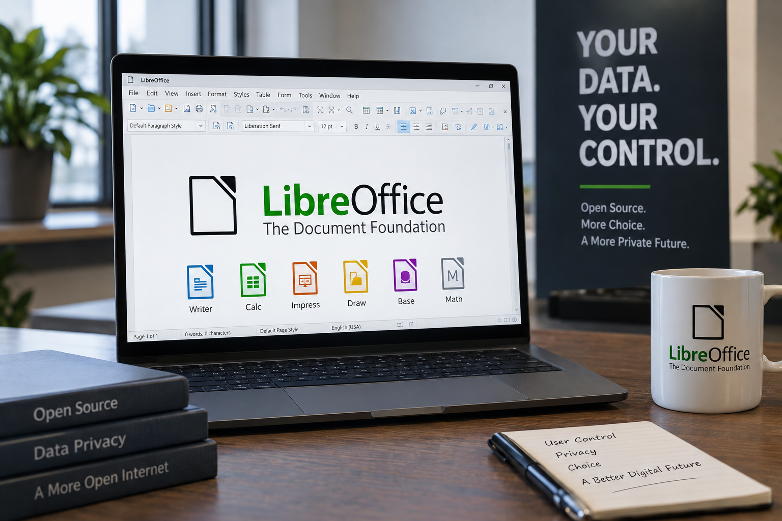 LibreOffice Takes Stance Against AI, Offers Alternative to Data-Driven Software