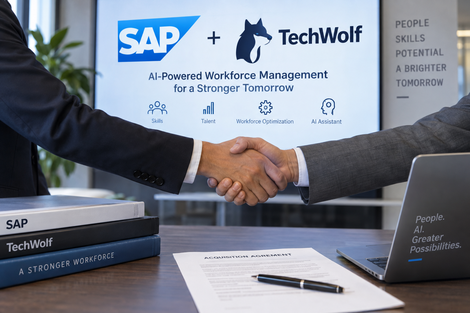 SAP to Acquire Belgian AI Workforce Startup TechWolf