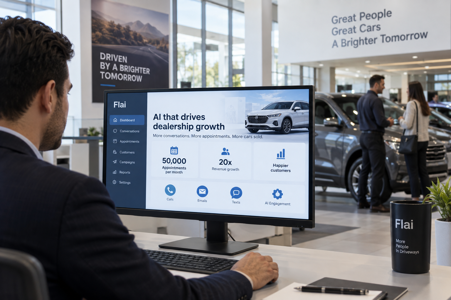 Flai's AI Dealership Software Books 50,000 Appointments Per Month