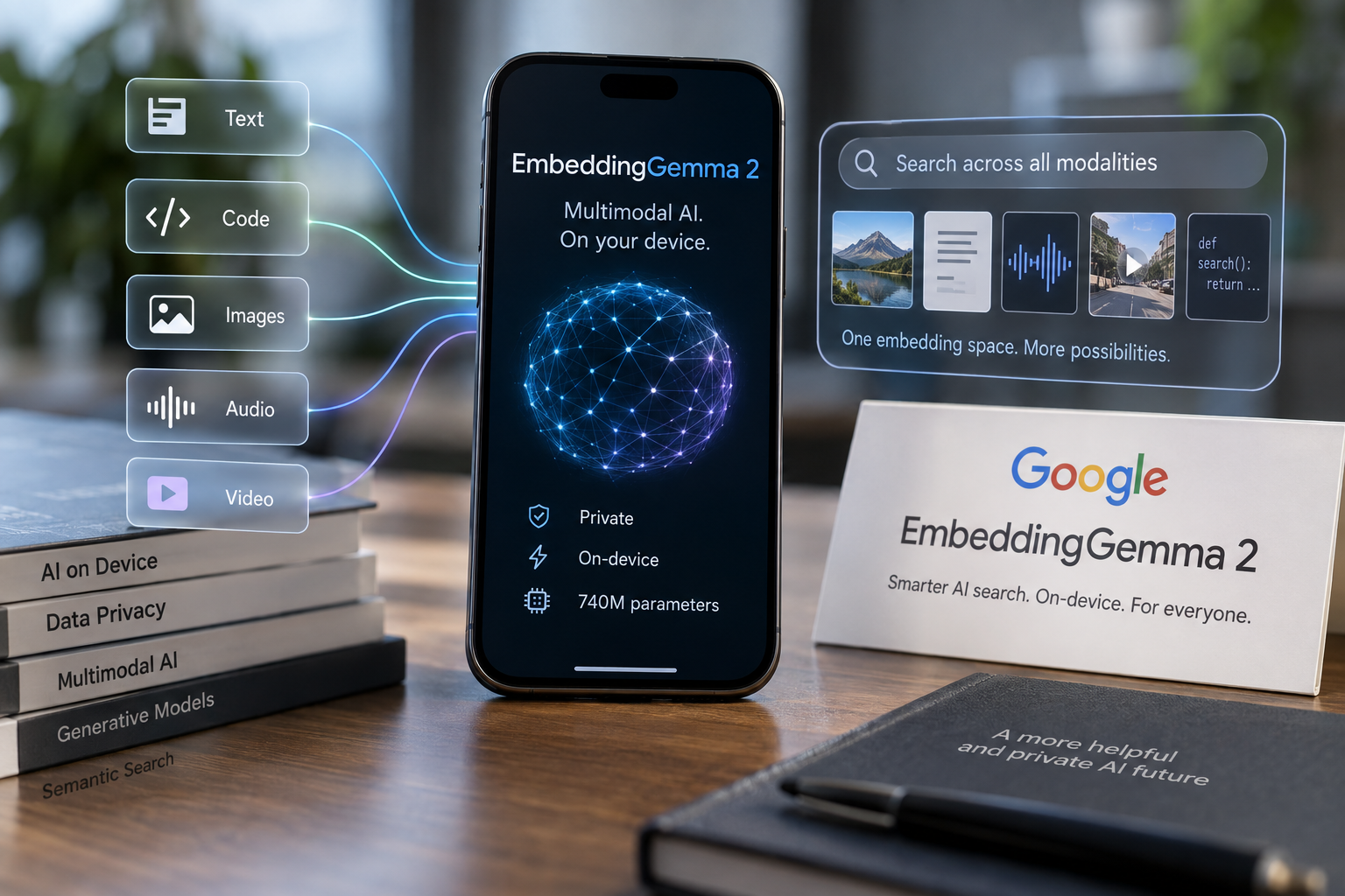 Google Unveils EmbeddingGemma 2, a Lightweight Multimodal Embedding Model