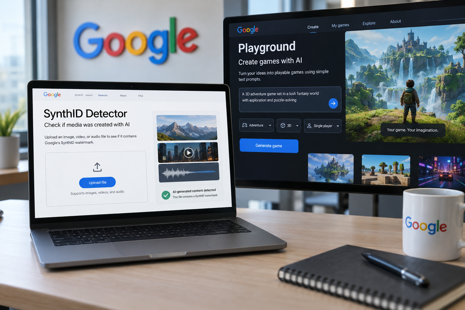 Google Unveils AI-Powered Tools to Detect and Create Synthetic Media