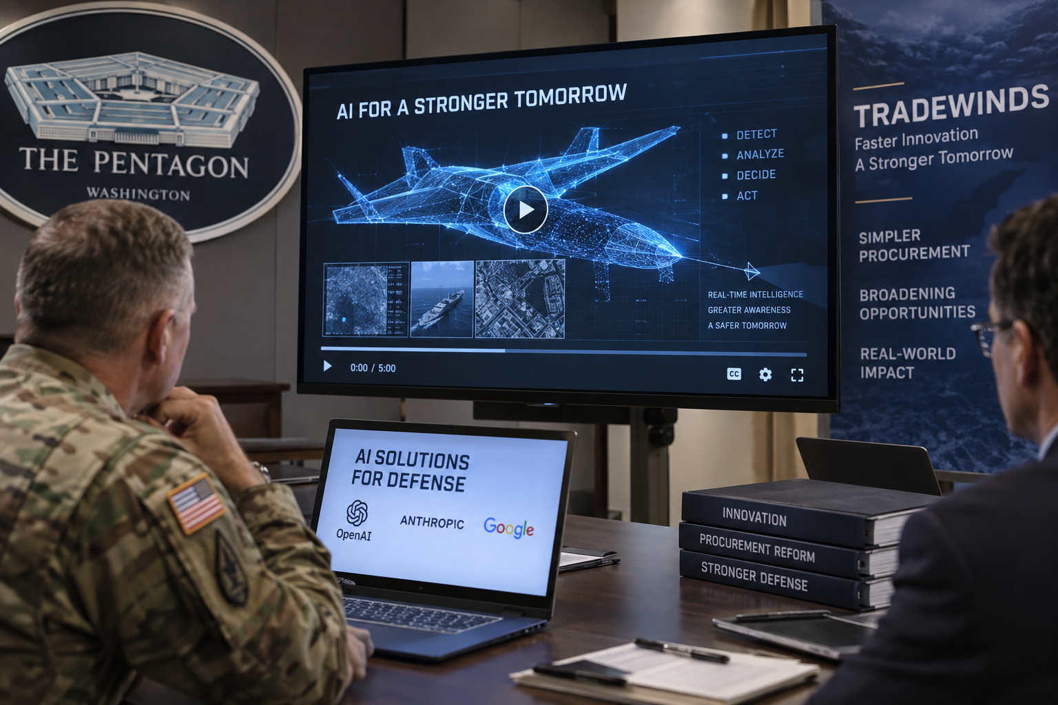 Pentagon Speeds Up AI Buys With 5-Minute Product Videos