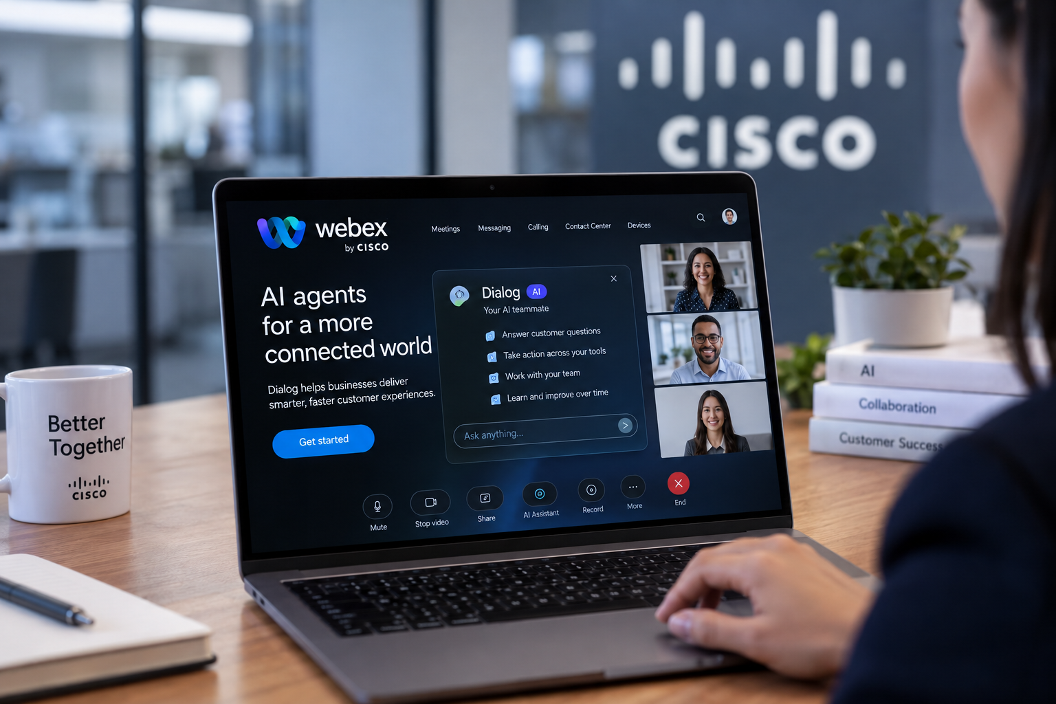 Cisco Unveils Dialog, a New AI-Powered Framework for Webex