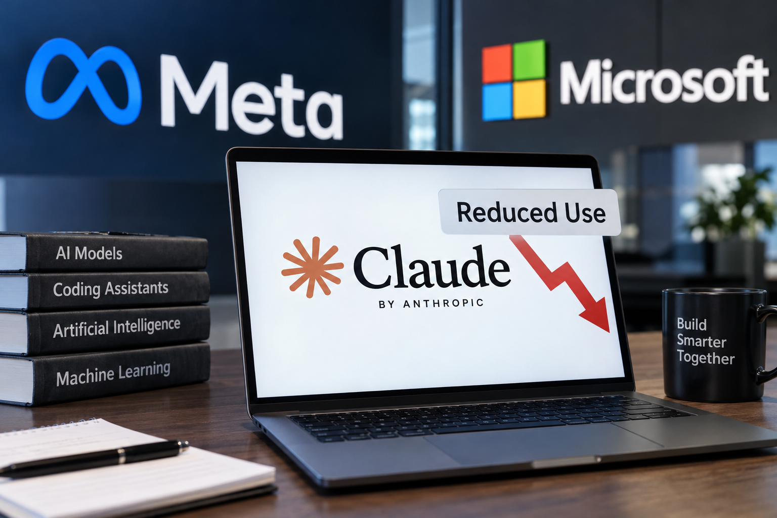 Meta and Microsoft Cut Back on Employee Use of Claude AI