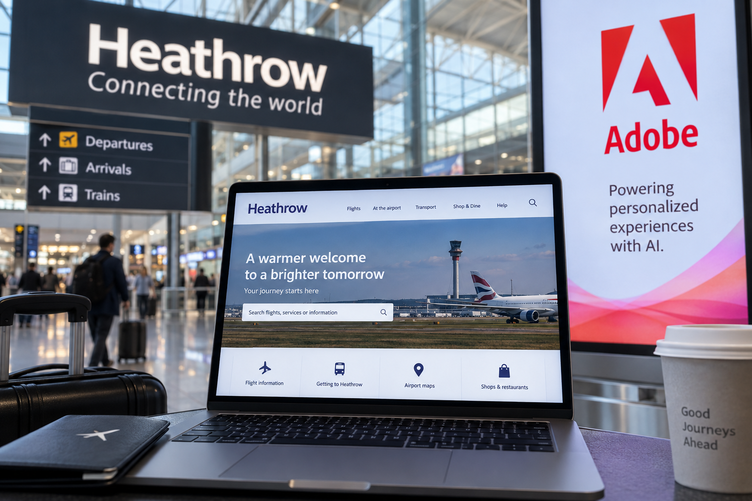 Heathrow Airport Partners with Adobe to Rebuild Website and Boost AI Search