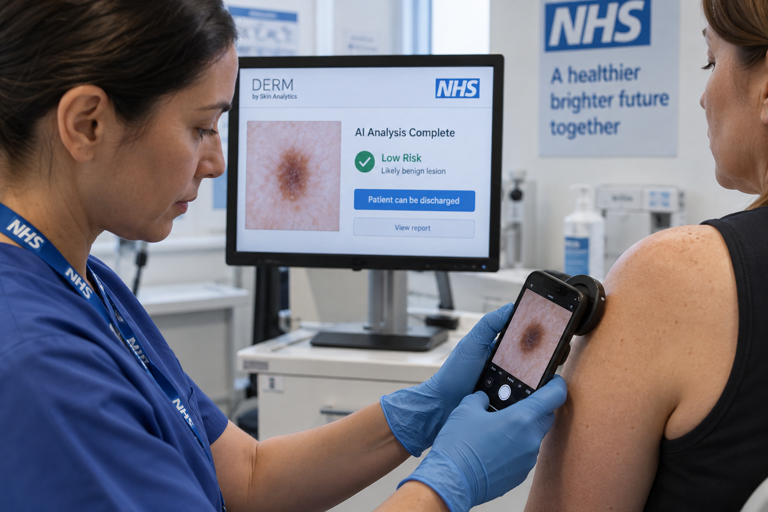 NHS South East Rolls Out AI-Powered Skin Cancer Diagnosis Tool