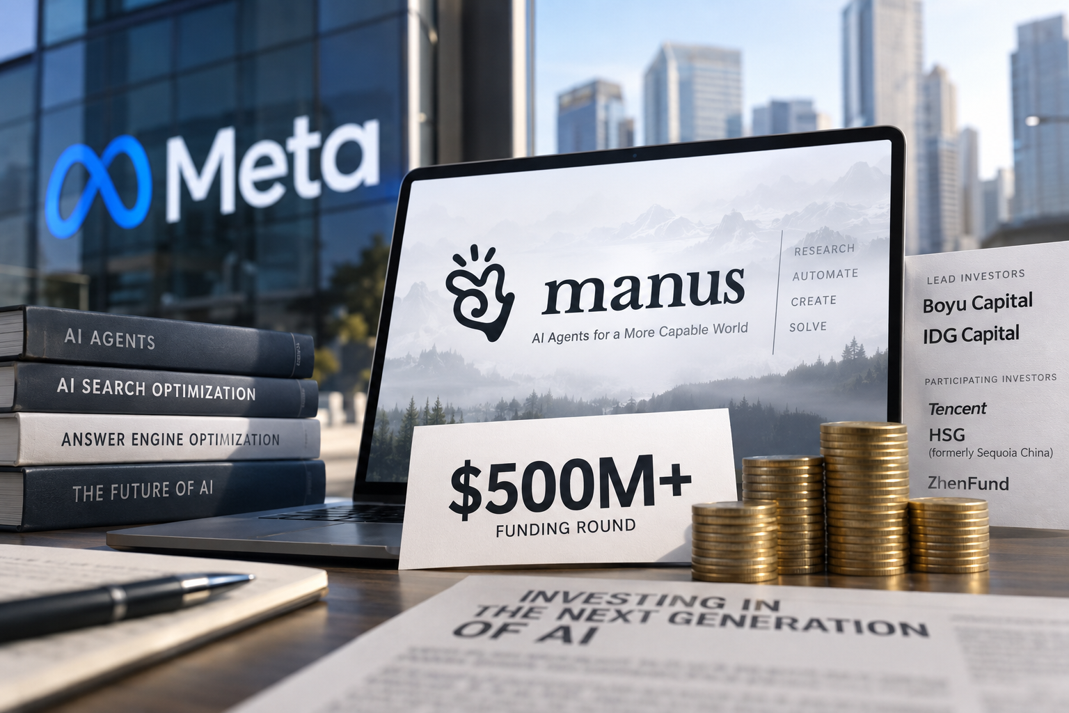 Manus Raises Over $500M in First Funding Round Since Meta Exit