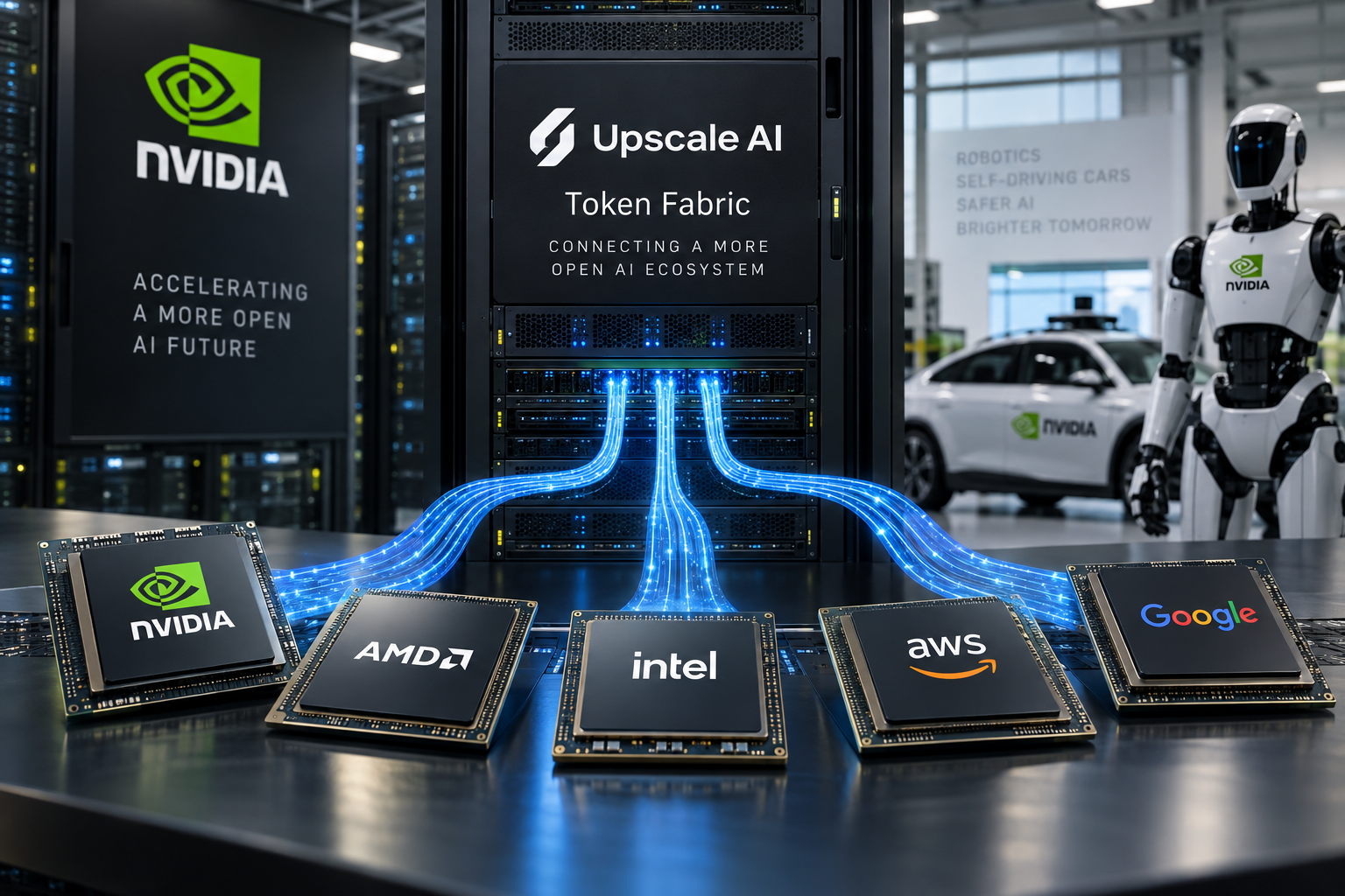 Nvidia-Backed Upscale AI Launches Platform to Link Chips from Rival Makers