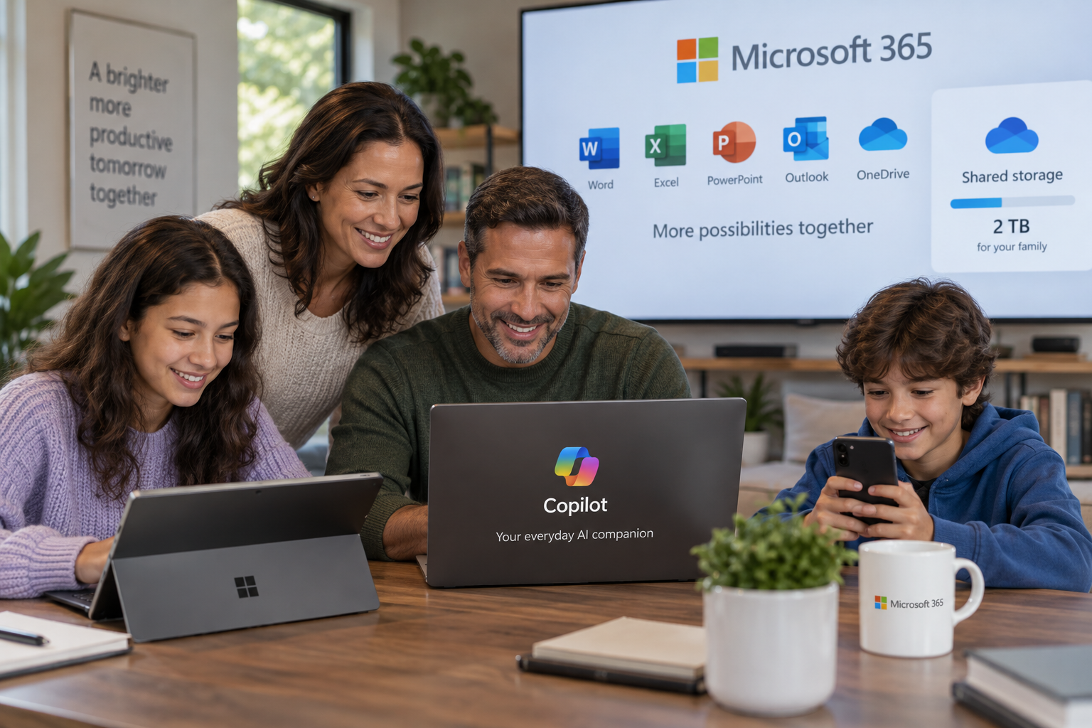 Microsoft 365 Family Subscribers to Share AI Benefits with Others on Plan