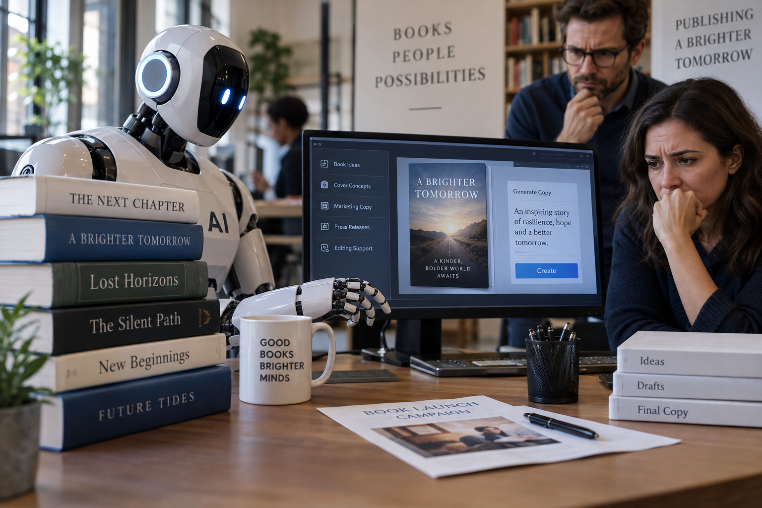 Book Publishers' Quiet Use of AI Sparks Staff Backlash