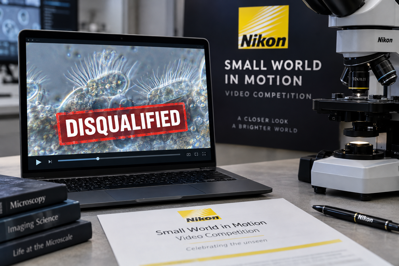 Nikon Disqualifies Microscopic Video Competition Winner Over Generative AI Use