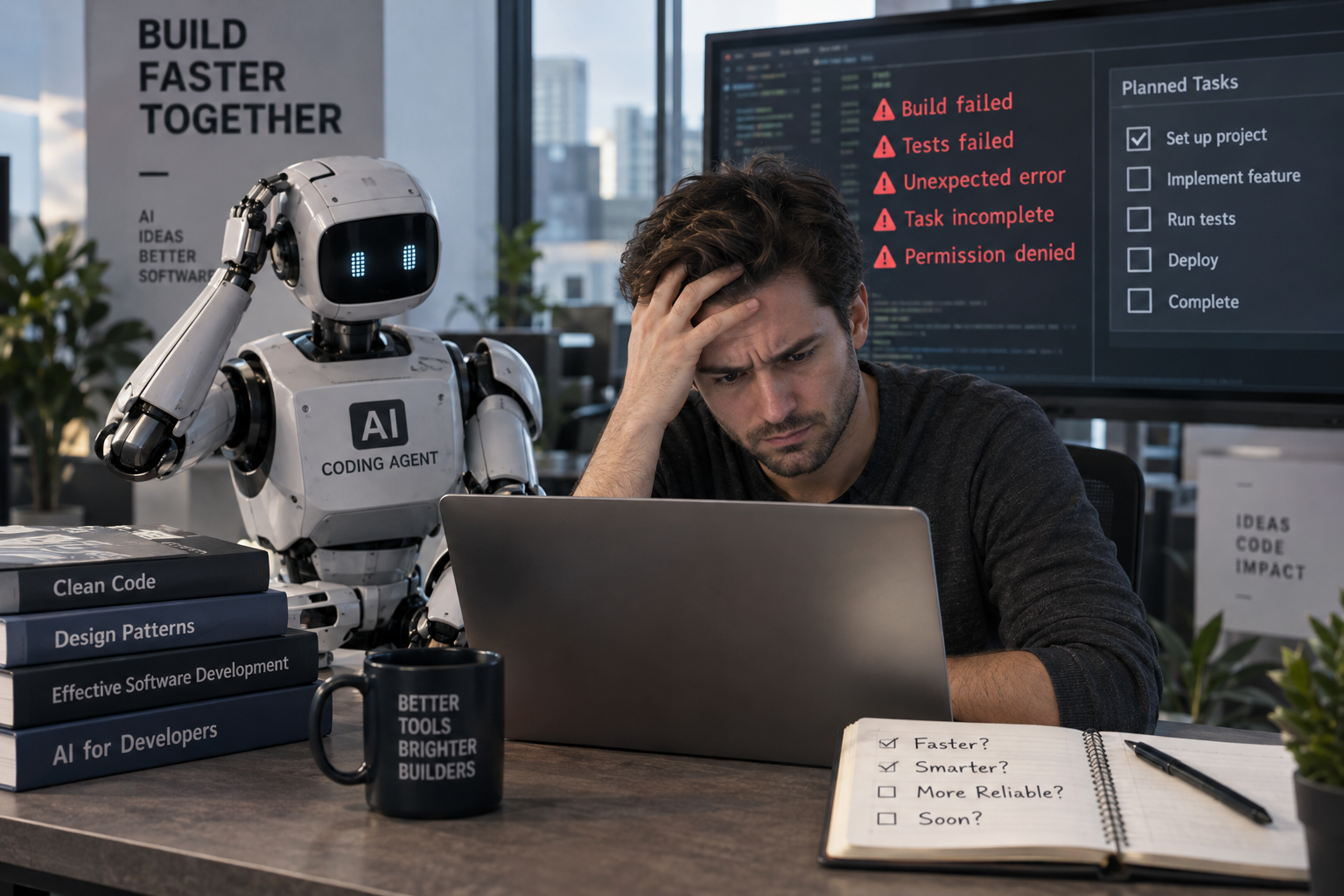 Why Coding Agents Fall Short of Expectations