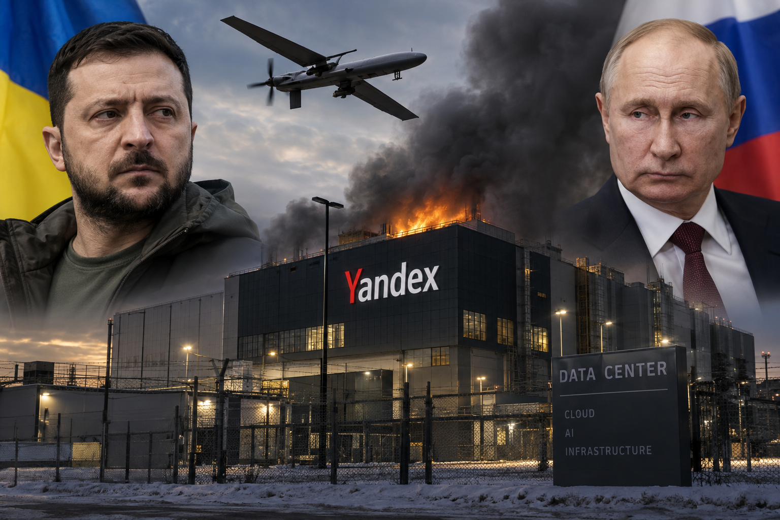 Ukraine's Drones Disable Russian Tech Giant Yandex's AI Data Centers