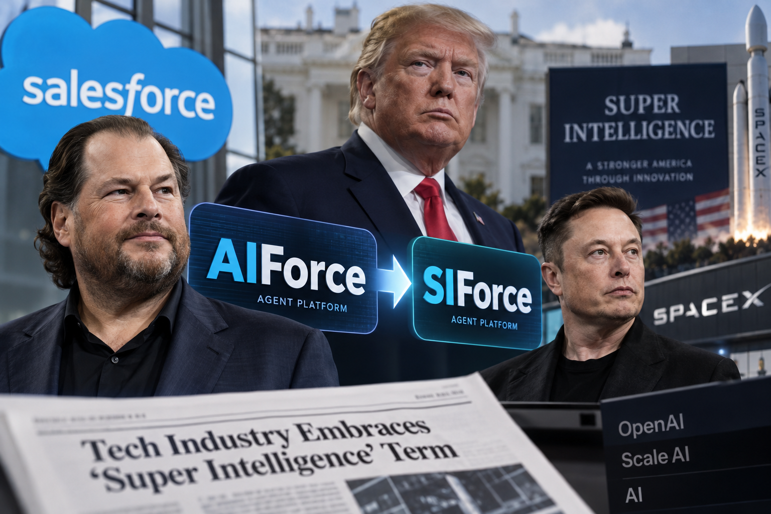 Salesforce Rebrands AIForce as SIForce Amid Trump's AI Terminology Shift