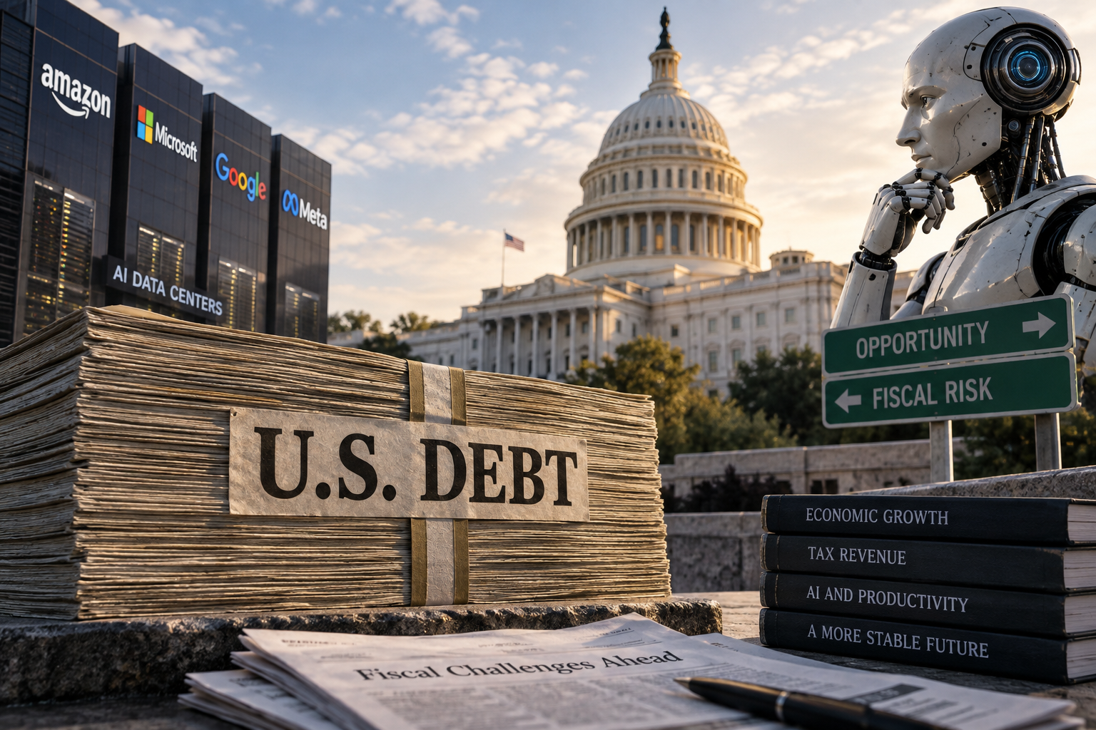 AI Won't Solve America's Debt Crisis, Analysis Says