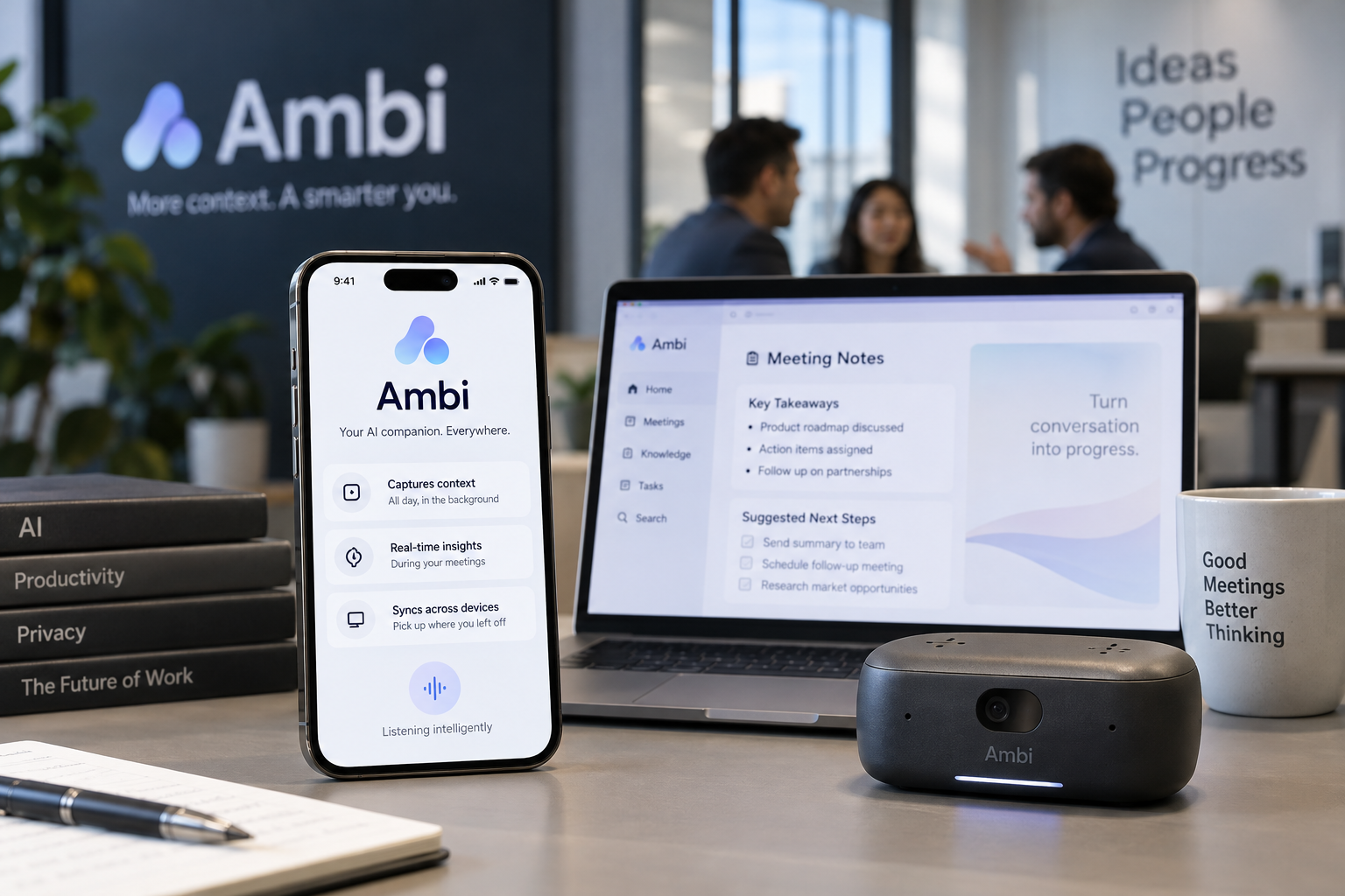 Former Plaud Exec Raises $26M for AI App Ambi
