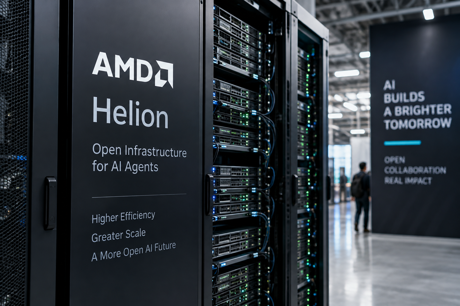 AMD Unveils Helion Rack Blueprint for AI Agents, Touting Efficiency