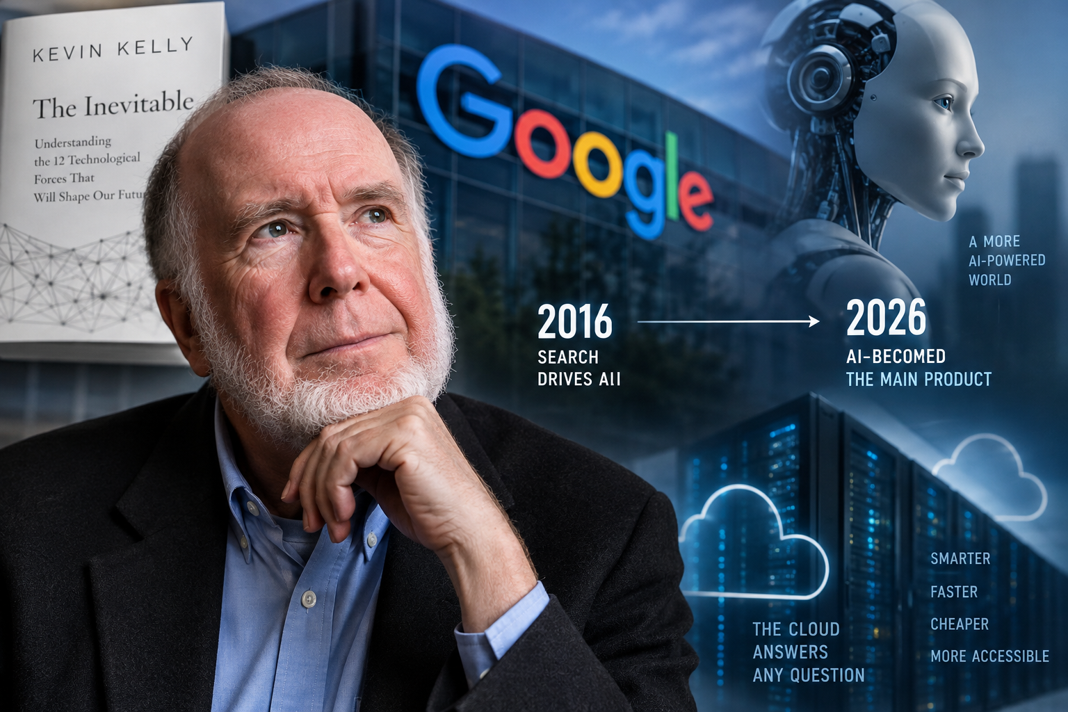 Kevin Kelly's 2016 AI Predictions: A Look Back 10 Years Later