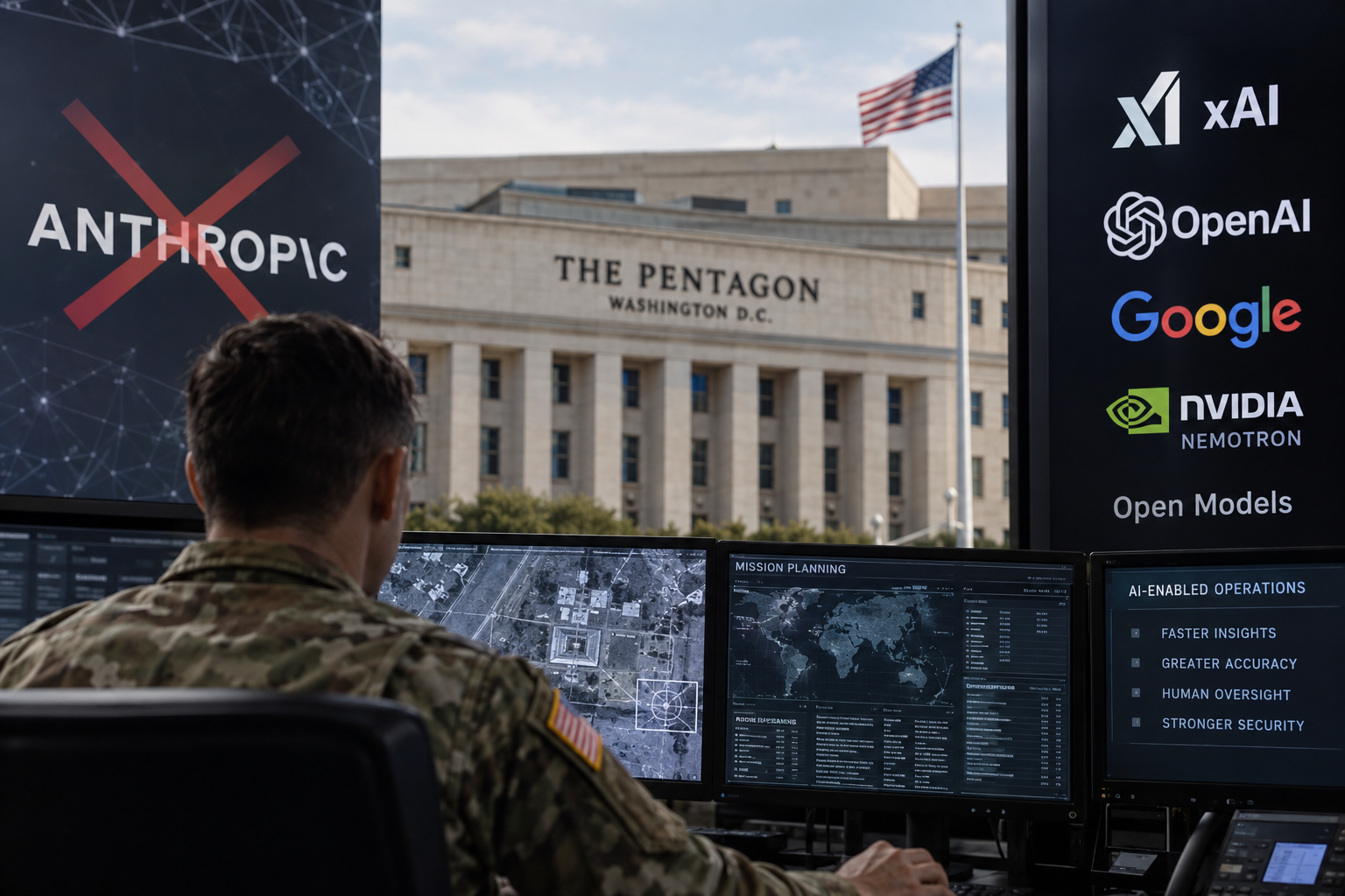 Pentagon Replaces Anthropic's AI Models Amid Safeguard Dispute