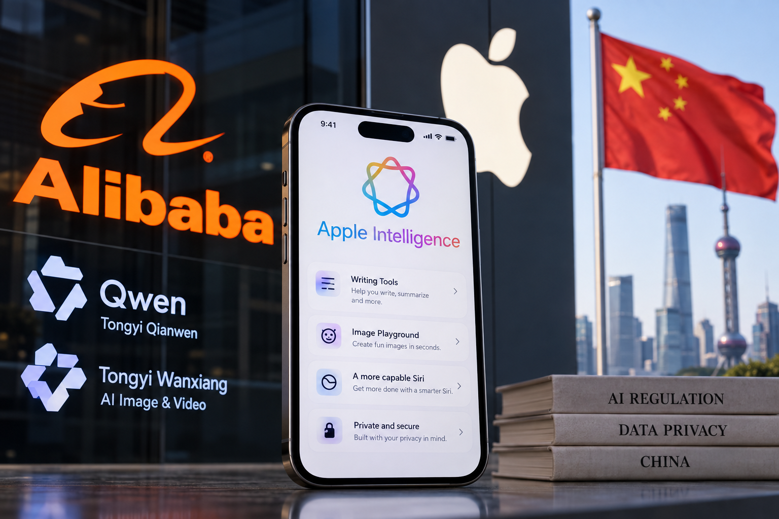 China Clears Alibaba AI Models for Apple Intelligence Ahead of iPhone Duo Launch