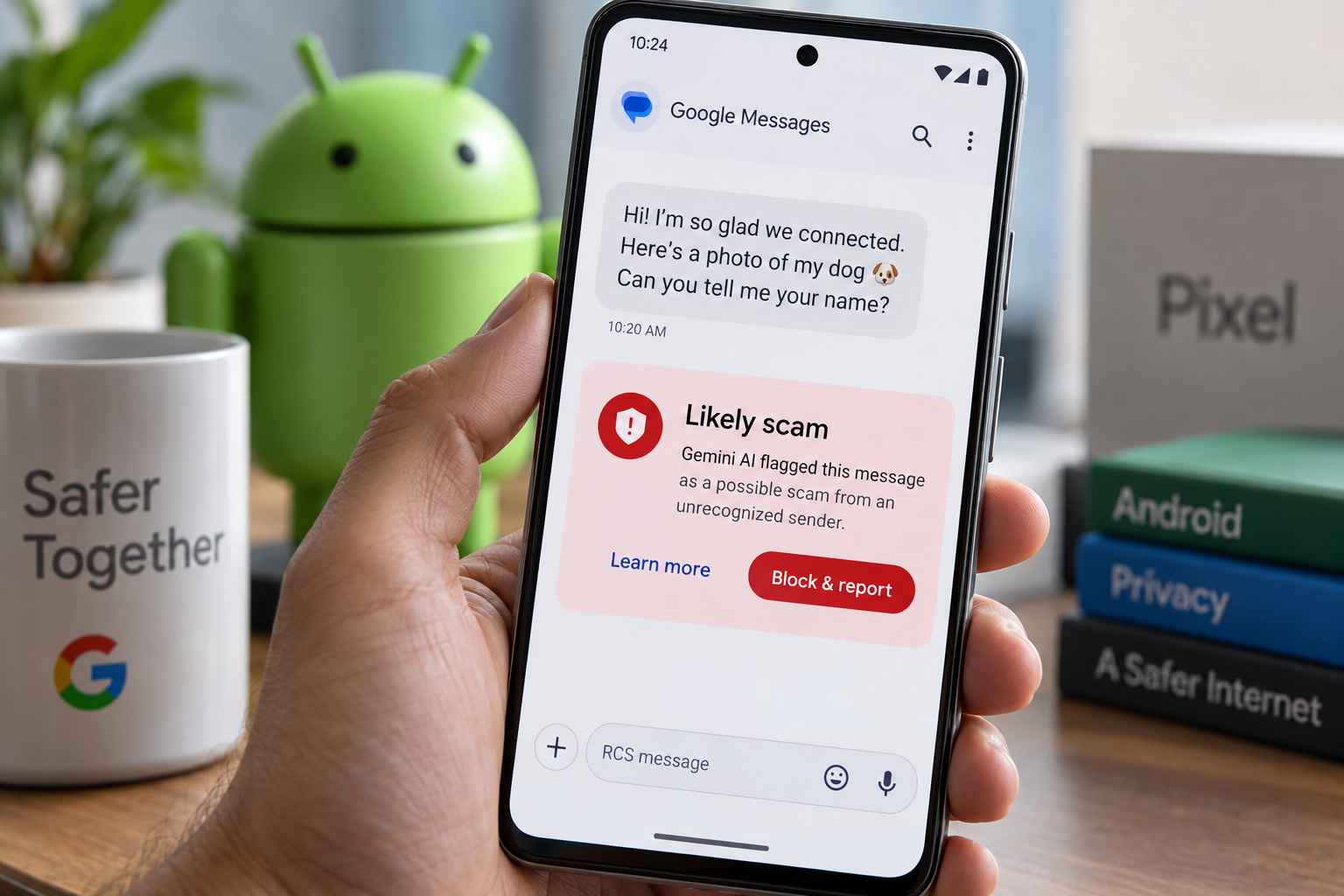 Android Will Use Gemini AI to Flag Scam Texts in Google Messages