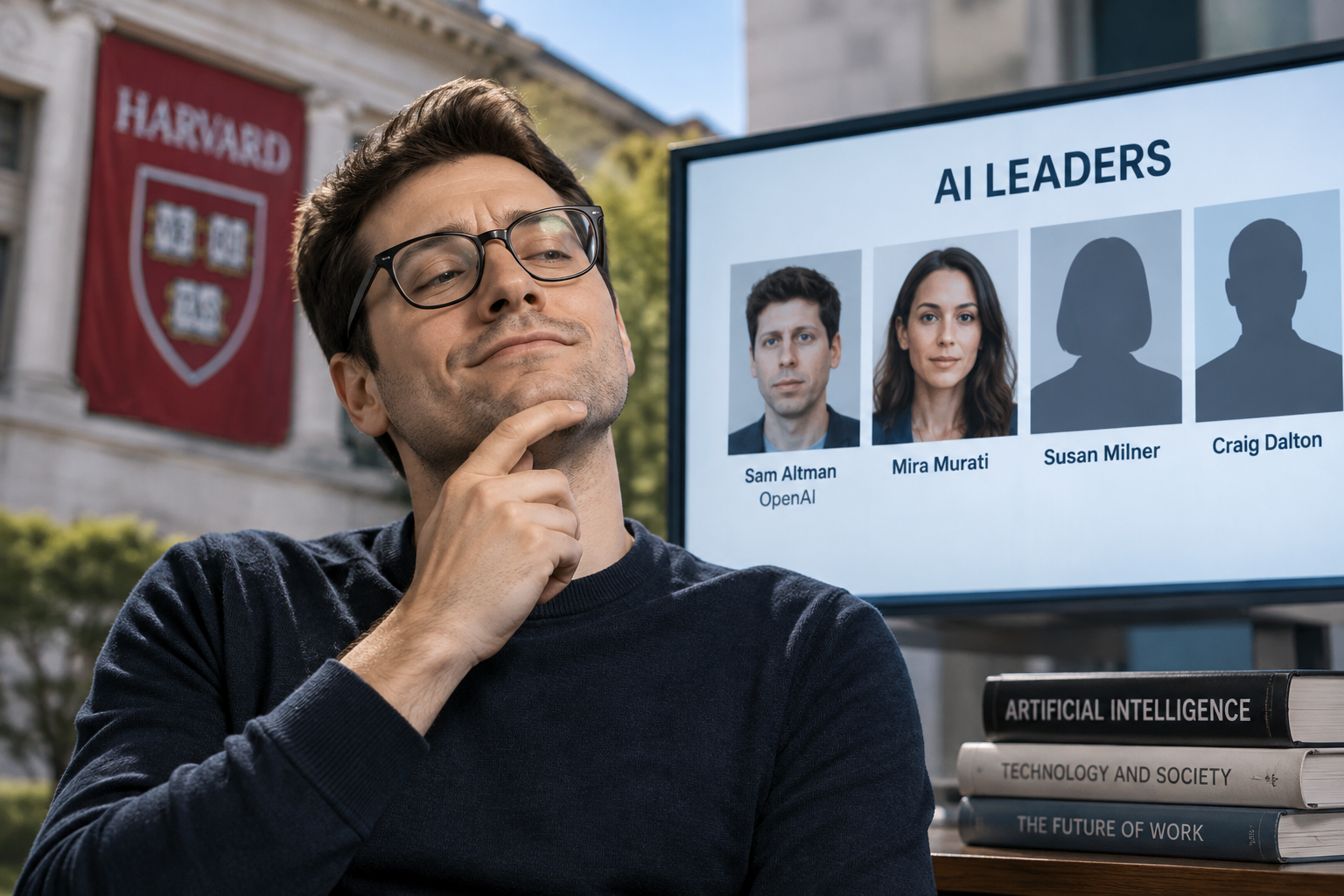 More Than Half of Men Claim to Recognize Fictional AI Leaders, Harvard Study Finds
