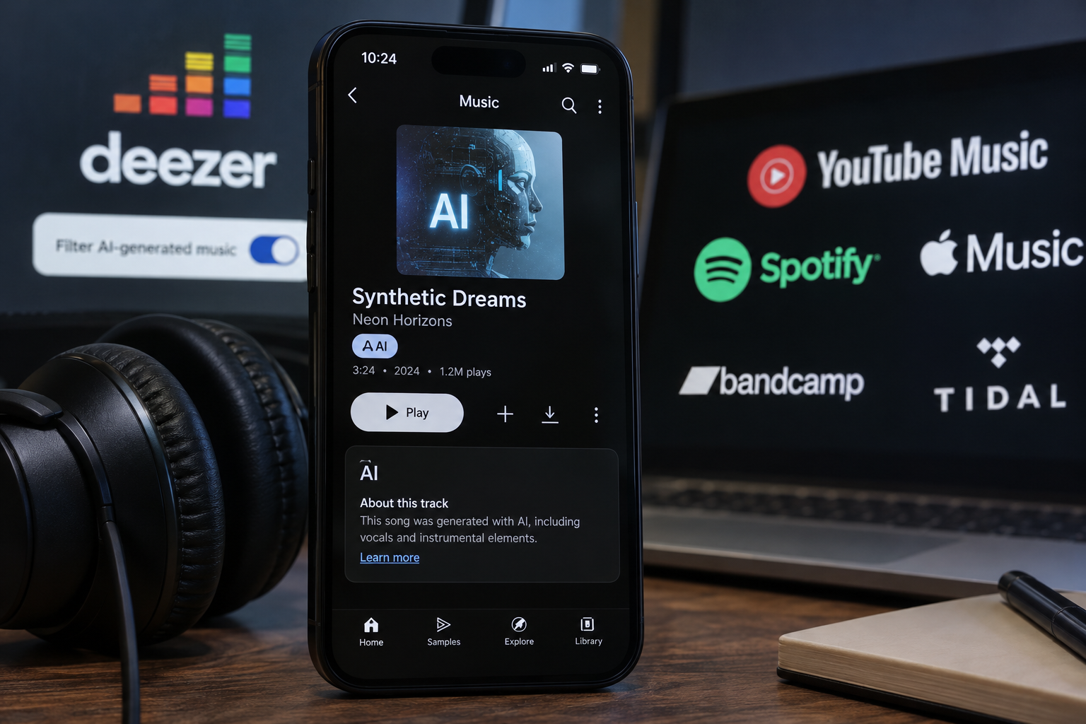 Deezer Plans AI Music Filter as YouTube Music Adds ‘AI’ Labels