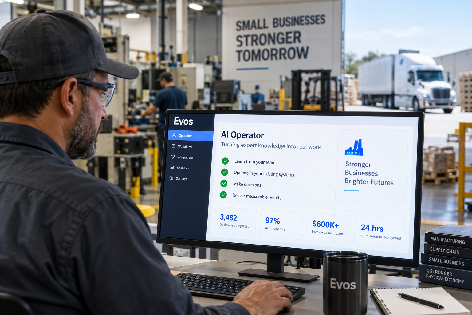 Evos Raises $9M to Build AI Operators for Small and Mid-Sized Industrial Firms