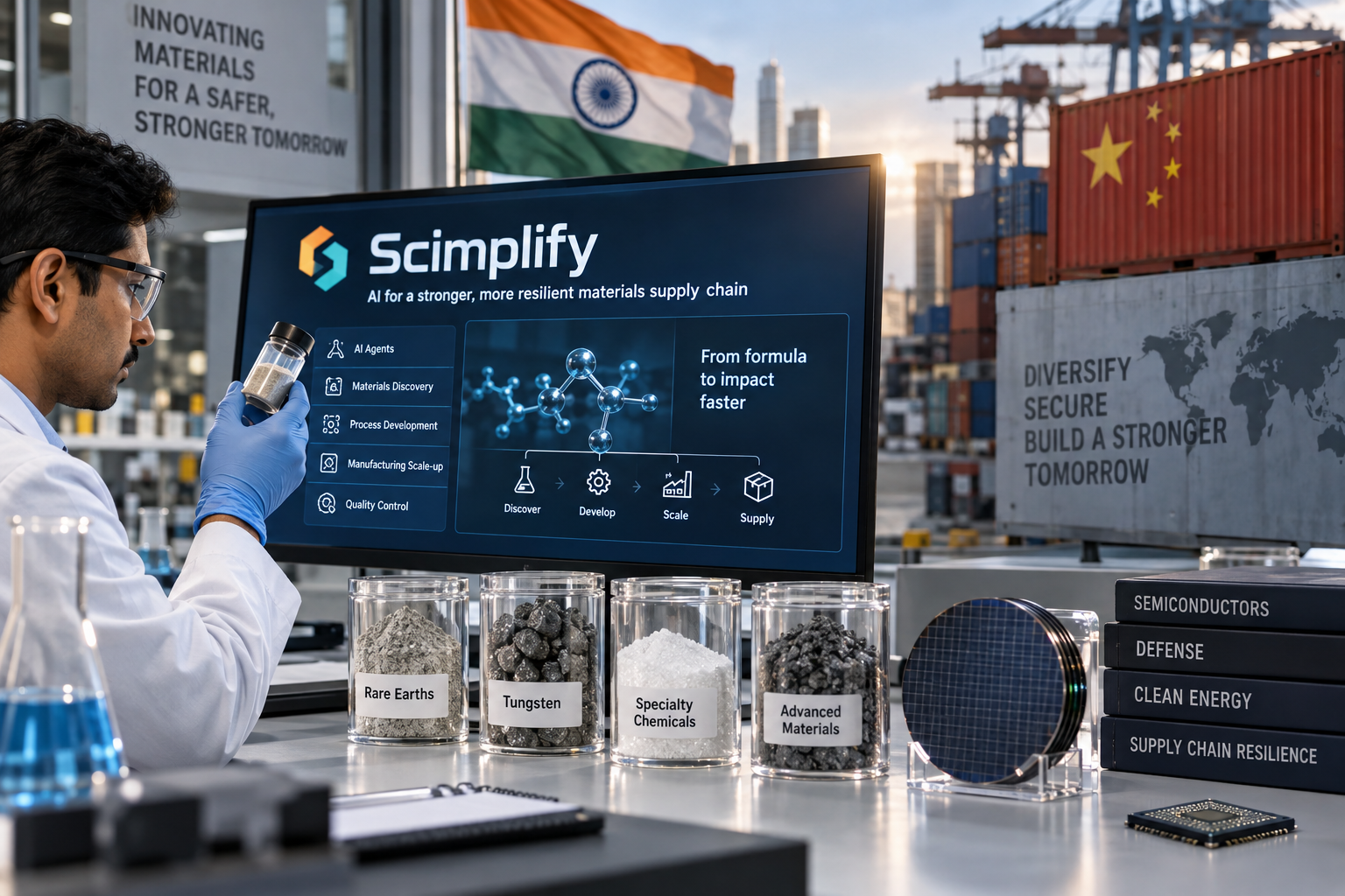 Scimplify raises $25 million to challenge China's grip on critical materials with AI