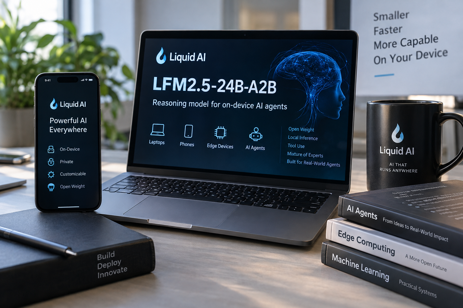 Liquid AI Releases LFM2.5-24B-A2B, a Small Reasoning Model Built to Run Agents on Devices