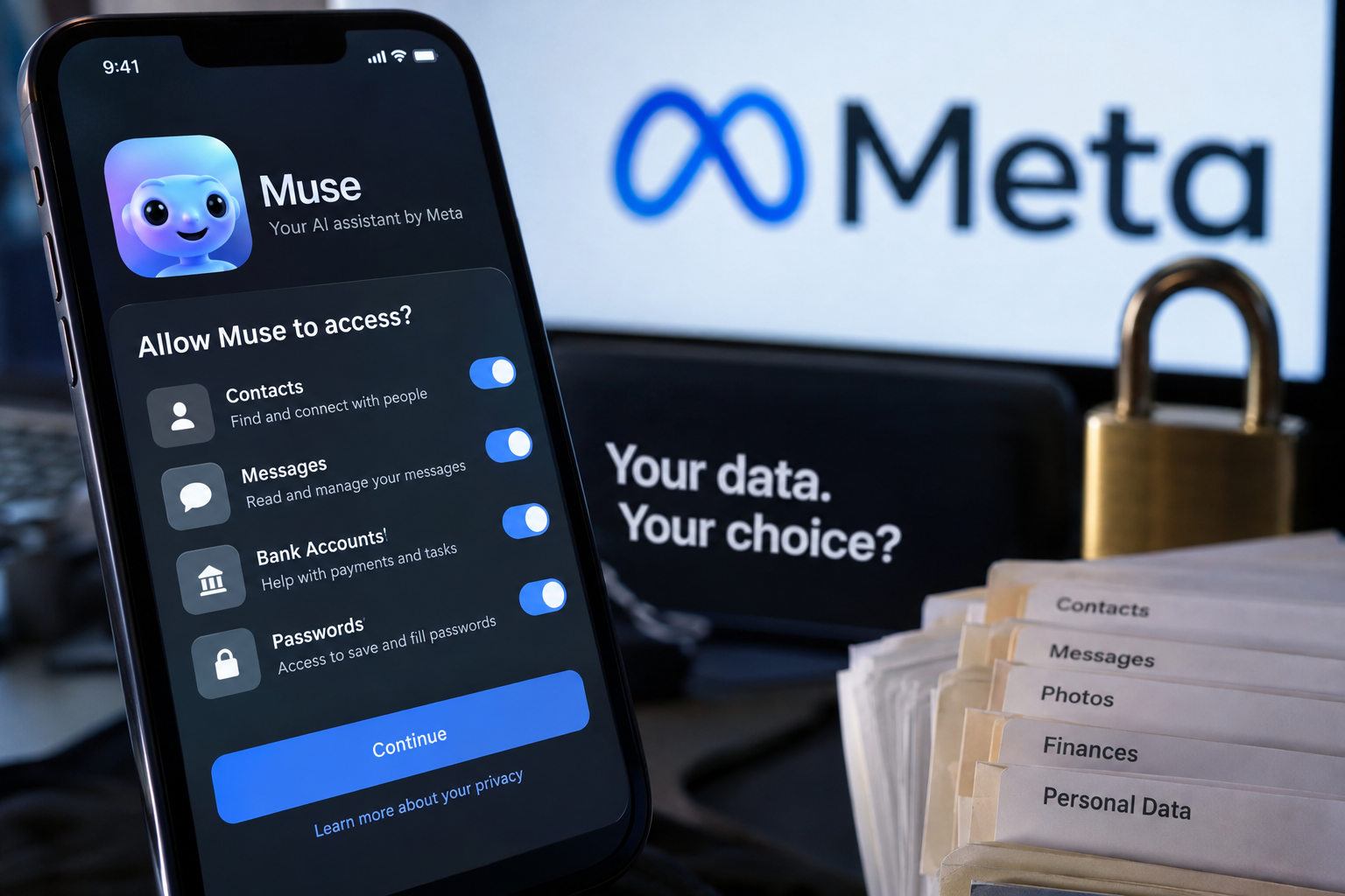 Meta's Muse AI Agent Asks for Access to Contacts and Messages, Privacy Advocates Warn