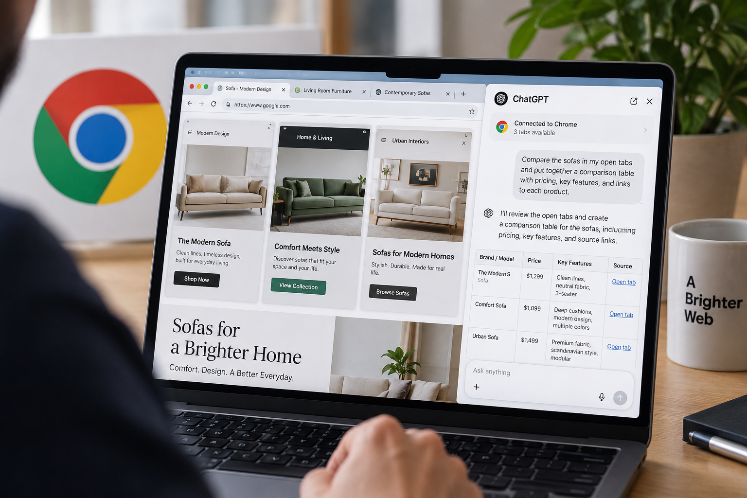 ChatGPT Can Now Read Your Open Chrome Tabs