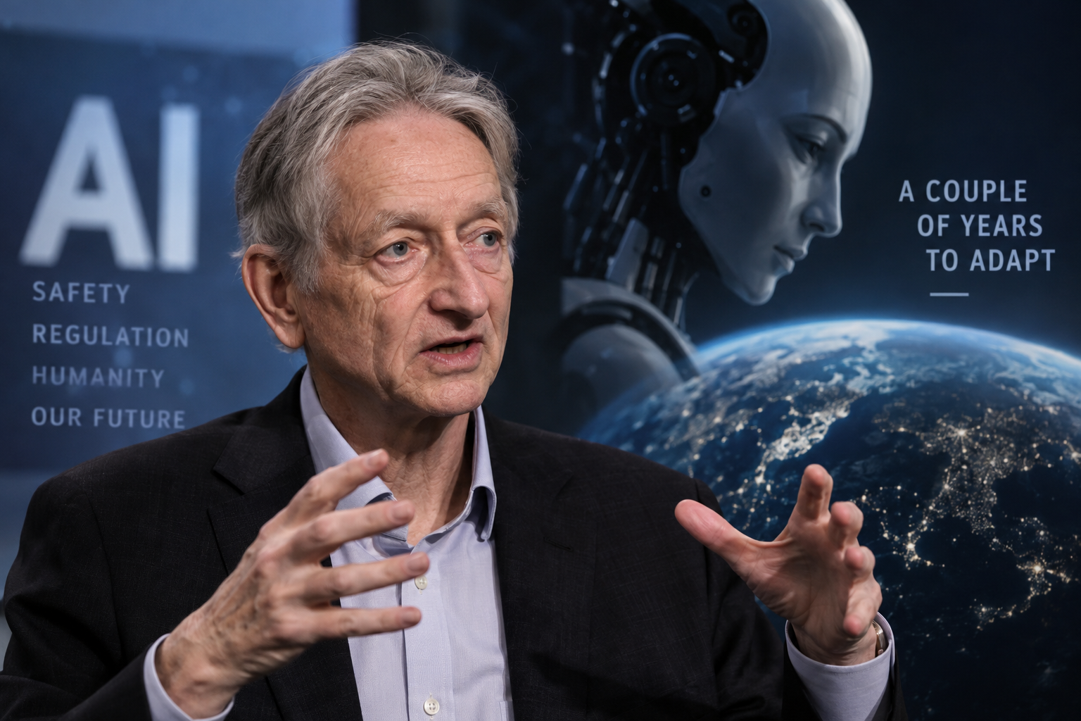 Geoffrey Hinton Says Humans Are Creating ‘Alien Beings’ and Warns the World Has Only a Couple of Years to Adapt