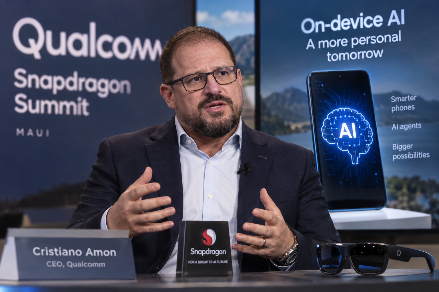 Qualcomm CEO Says AI Companies Want Phones Running 100-Billion-Parameter Models by 2028