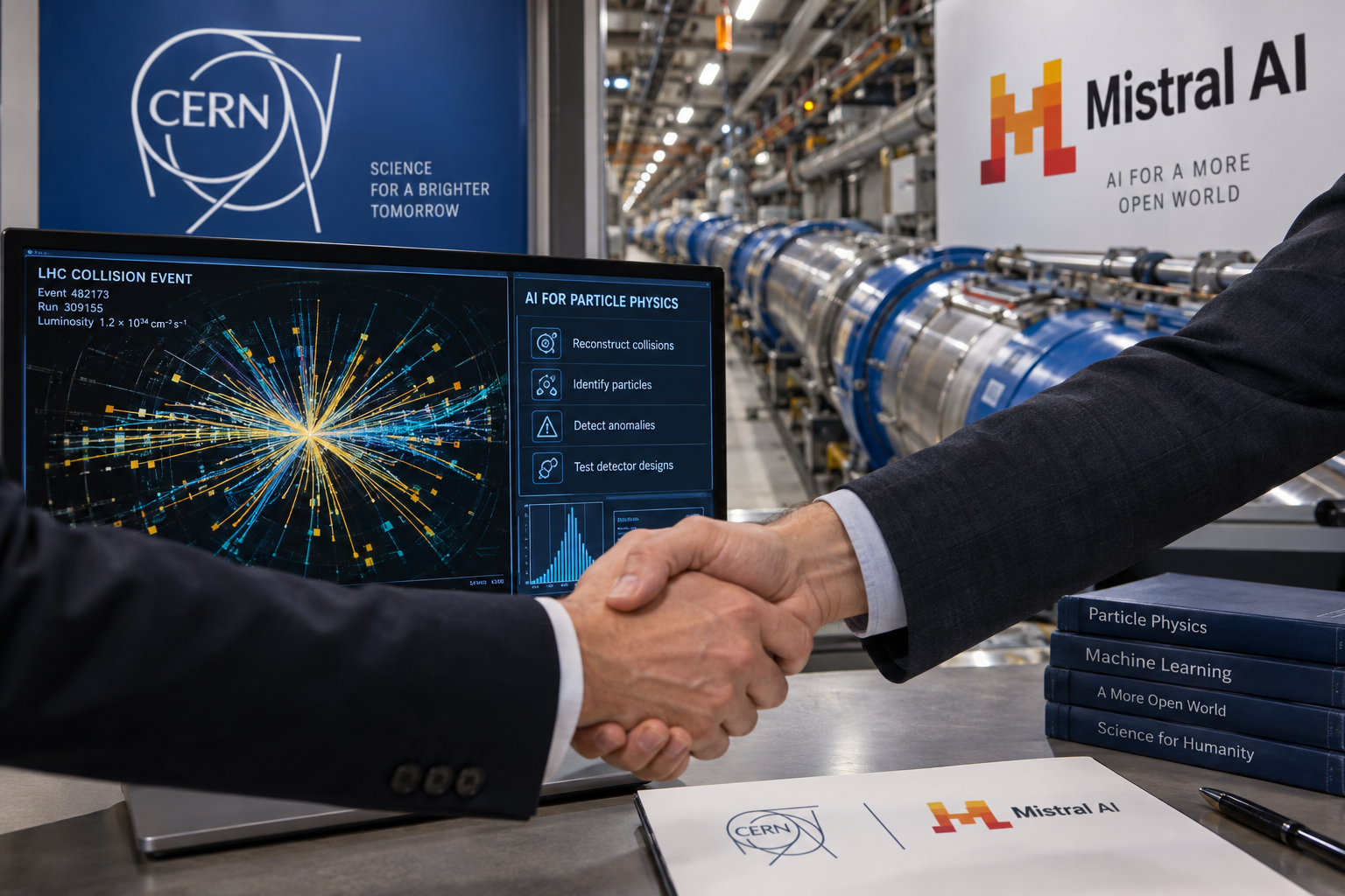 CERN and Mistral Plan AI Model for Particle Physics