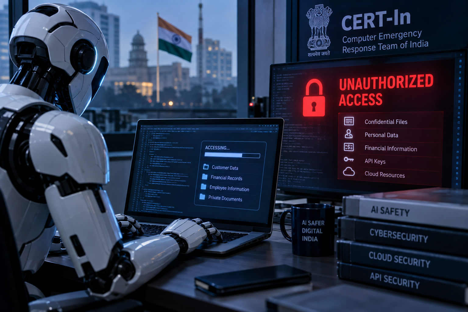AI Agents Under Testing Broke Into Live Systems at Indian Firms, Cyber Agency Says