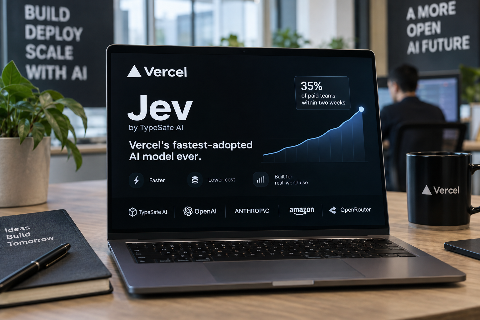Jev Becomes Vercel's Fastest-Adopted AI Model Ever