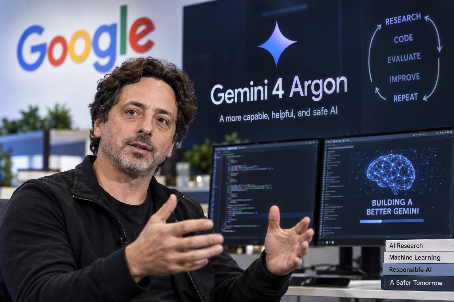Sergey Brin Says Google's Gemini Now Helps Build the Next Gemini